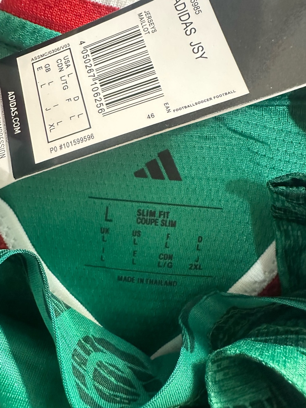 Adidas Mexico Authentic Home Jersey Bundle #16 and #19 Player Version World Cup - Picture 5 of 12